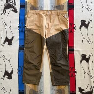 Vintage USA Carhartt Brush Briar Double Knee Hunting Pants Size 46x30 WU256